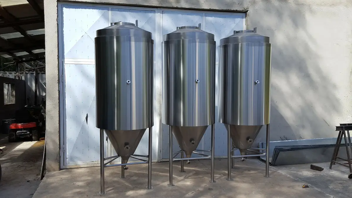 Tanques cerveceros de acero inoxidable