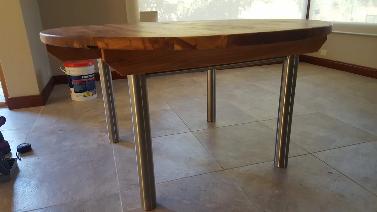 Mesa ratona de acero inoxidable a medida